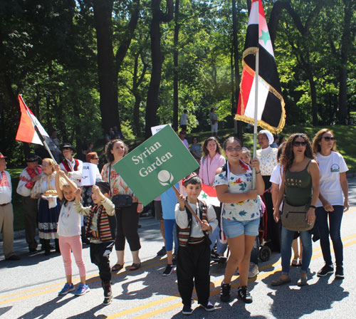 Syrian Garden in the Parade of Flags